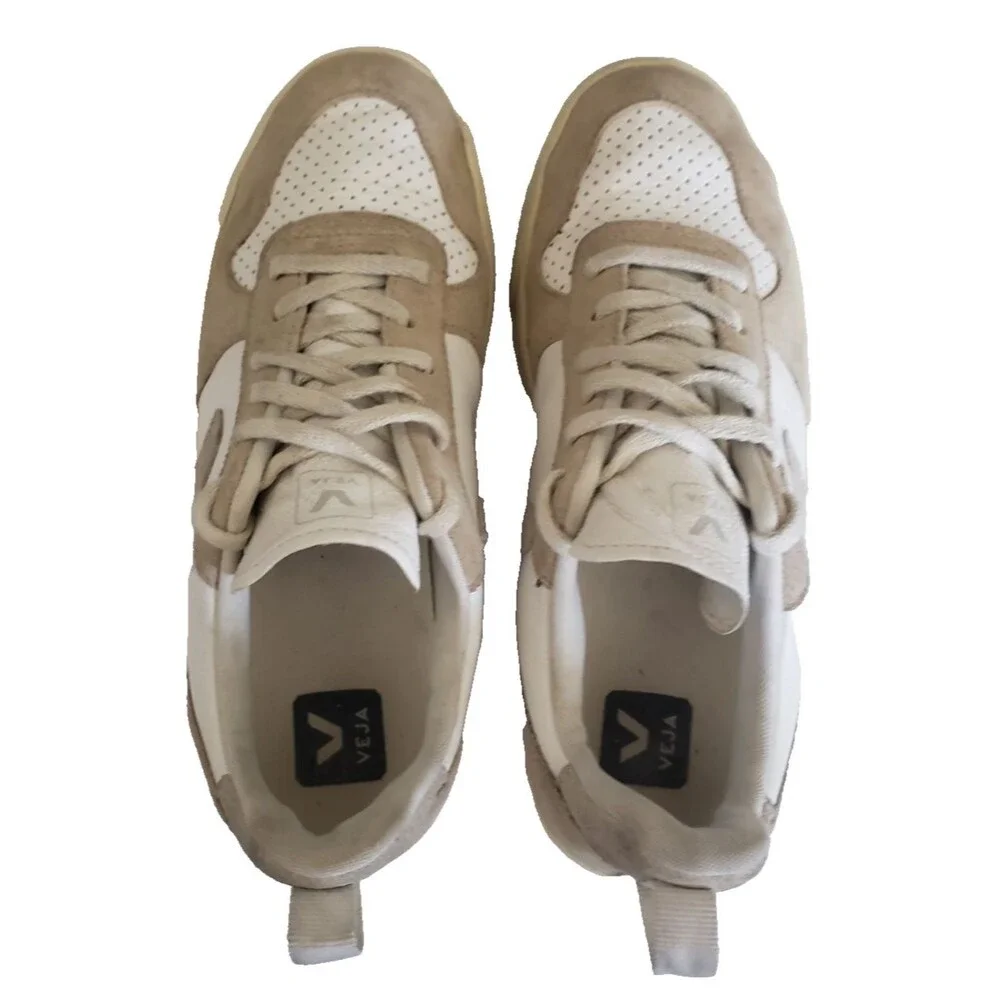 Veja V-10 Sneakers Women’s Sz 7 Natural White Leather Lifestyle Shoes Ebay3953